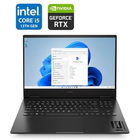 Ігровий ноутбук HP Omen 16-wd0353ng / 16.1" (1920x1080) IPS / Intel Core i5-13420H (8 (12) ядер по 3.4 - 4.6 GHz) / 16 GB DDR5 / 480 GB SSD / nVidia GeForce RTX 4050, 6 GB GDDR6, 96-bit / WebCam б/в
