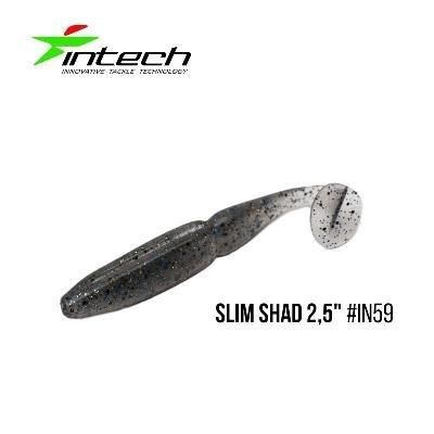 ".Приманка Intech Slim Shad 2,5"(12 шт) (IN59)