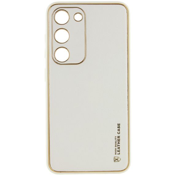 Шкіряний чохол Xshield для Samsung Galaxy S23, Білий