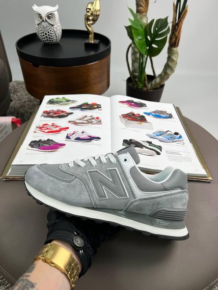 Чоловічі кросівки New 574 Light Grey White Динамика твоего стиля весна / лето / осень A4177 45 29 | Зображення 3