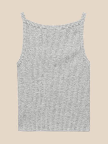 Майка однотонна жіноча LAWA WTC02487 2XL Сірий меланж shop (2000999640889)