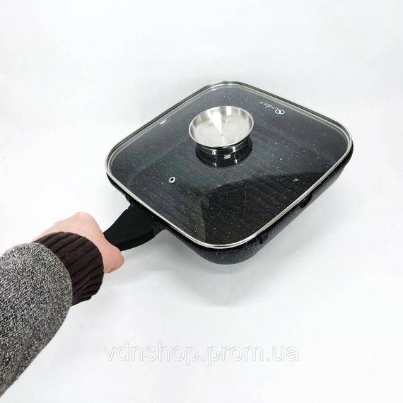 Нова алюмінієва сковорода, Сковорода для індукційних варильних панелей якісна на плиту XO-93