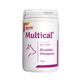 Вітамінно-мінеральна добавка для собак Dolfos MultiCal, 700 гр