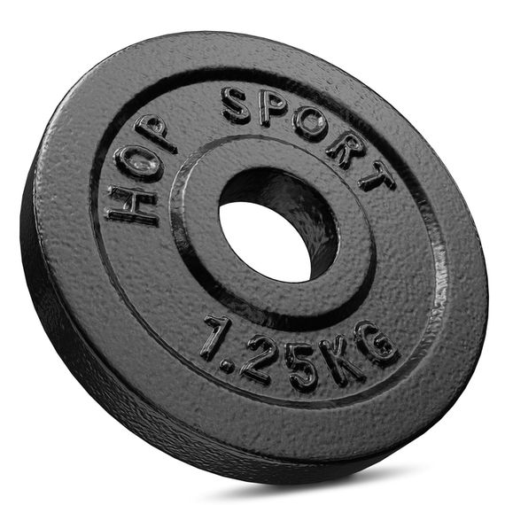 Сет з металевих дисків Hop-Sport Strong 4x1,25кг | Зображення 1