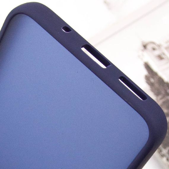 Чехол TPU+PC Lyon Frosted для Xiaomi Redmi 13C / Poco C65 Navy Blue | Зображення 5