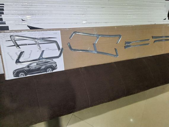Молдинги на кузов HYUNDAI TUCSON (SUV) 22-23, HYTU22RIK SILVER, комплект | Зображення 2