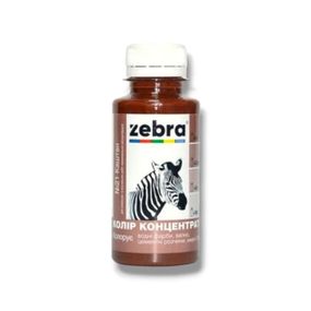 Барвник для фарби колер концентрат ЗЕБРА 100мл 621 Каштан