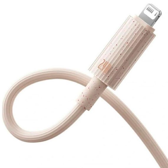 Дата кабель Baseus Habitat Series Fast Charging Type-C to Lightning 20W (2m) (P10360201) Wheat Pink | Зображення 2