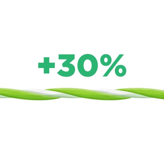 Зубна нитка GUM Deepclean Twisted floss, м'ятна вощена, 30 м | Зображення 2