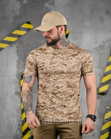 ХЛОПКОВАЯ тактическая футболка PATRIOT DESERT  DIGITAL ВТ5101 | Зображення 1