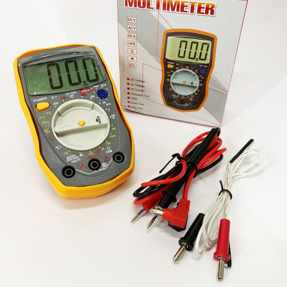 Універсальний електронний мультиметр, Компактний мультиметр для електротехніків, Тестер електропроводки BG-34 | Зображення 4