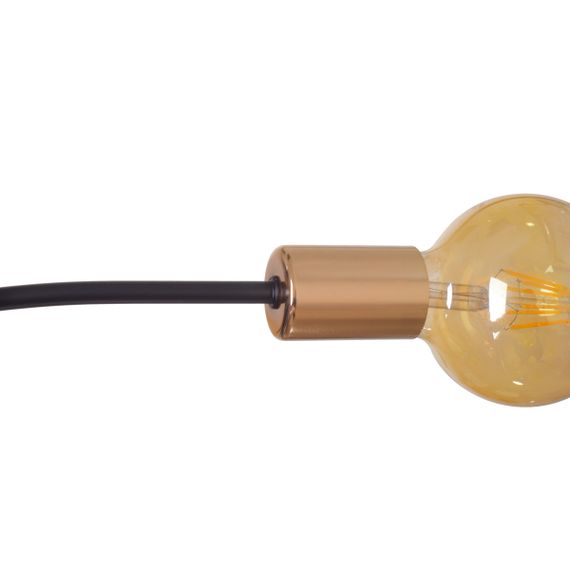 Люстра лофт потолочная в спальню Е27 60W BK+G (BR-01 604C/5) | Зображення 1