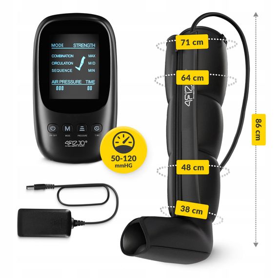 Апарат для пресотерапії та лімфодренажу 4FIZJO 4-и камерний LITE-C4 (P-5905973406611) | Зображення 3