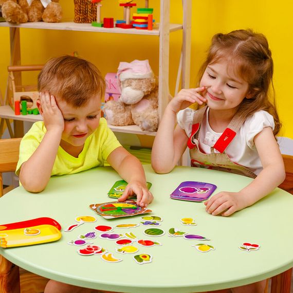 Настільна гра-сортер "Смачний урожай" Vladi Toys VT1804-41 навчальна | Зображення 3