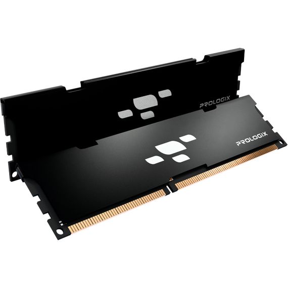 Модуль пам'яті для комп'ютера DDR4 16GB (2x8GB) 3200 MHz Black Prologix (PRO16GB3200B4K) | Зображення 4