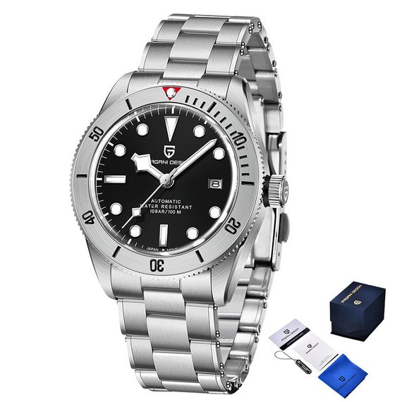 Годинник P2agani Design PD-1709 Silver-Black