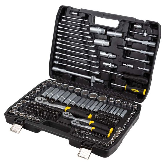 Набір насадок торцевих і біт Sigma 1/4", 3/8", 1/2" 216 шт CrV (6003841)