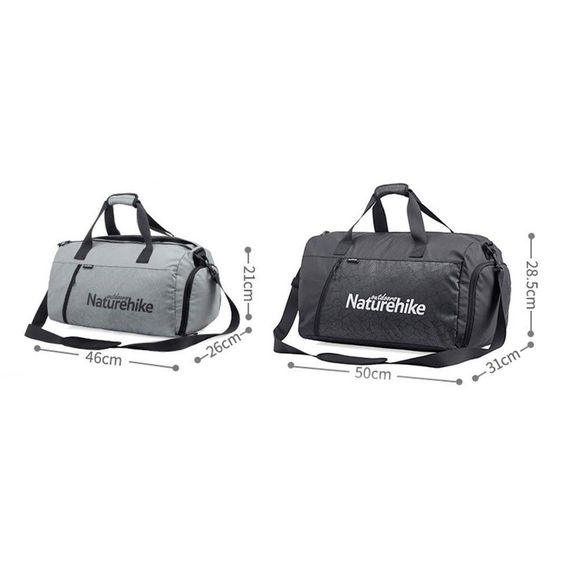 Сумка спортивна Naturehike NH19SN002, Розмір L, чорний | Зображення 3