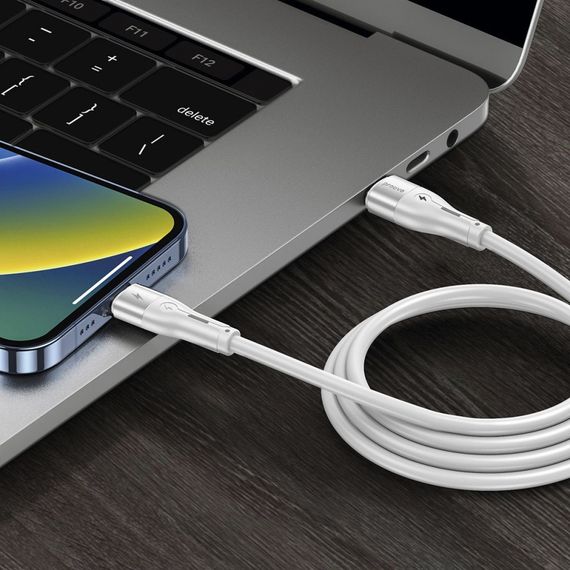 Кабель Proove Soft Silicone Type-C to Lightning 27W (1m) black | Зображення 8