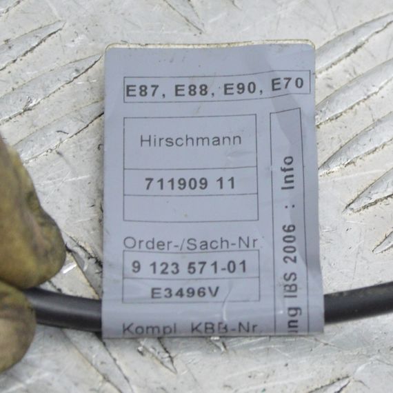 Клема акумулятора мінус BMW E87 E88 E90 E70 2004-2011 Мінусова клема БМВ е87 е88 е90 9123571 9215952 | Зображення 2