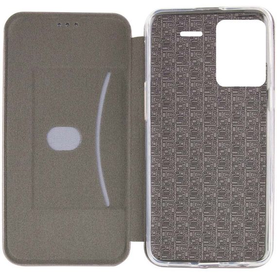 Шкіряний чохол-книжка Classy для Xiaomi Redmi Note 13 Pro+ Сірий | Зображення 4