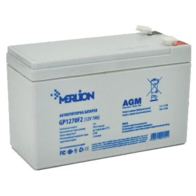 MERLION AGM GP1270F2 12В 7А•г Акумуляторна батарея