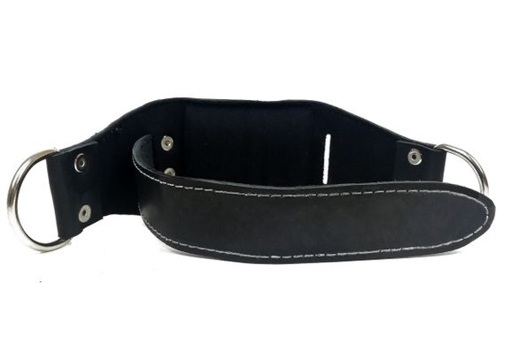 Манжета EasyFit F9 чорна для тяги на тренажері (шкіра) (EF-LGSTR-F9) | Зображення 3