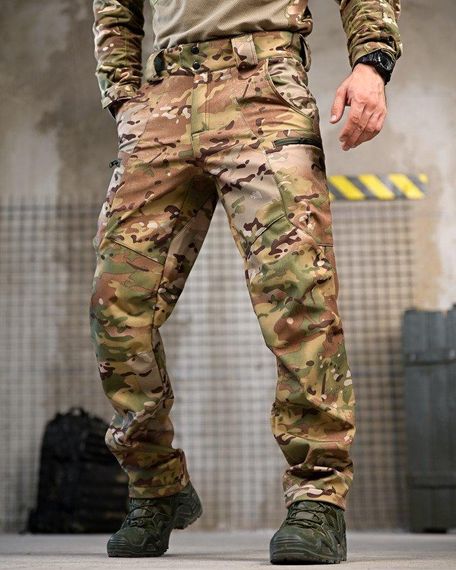 Тактичні штани софтшел DRAFT висока талія мультикам ВТ76567