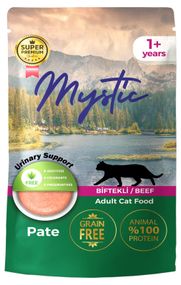 Вологий корм Mystic паштет для котів з ЯЛОВИЧИНОЮ Пауч 85гр