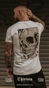 Футболка чоловіча з принтом повсякденна XL Білий