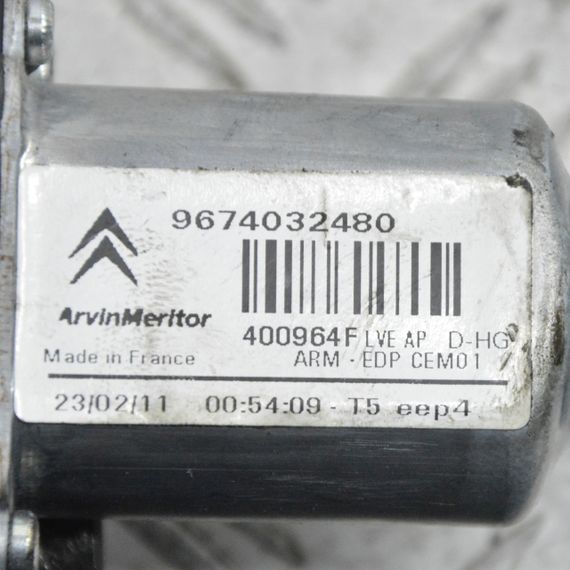 Моторчик склопідйомника передній правий Citroen C4 Picasso 2007-2014 Сітроен ц4 Пікассо 9674032480 | Зображення 2