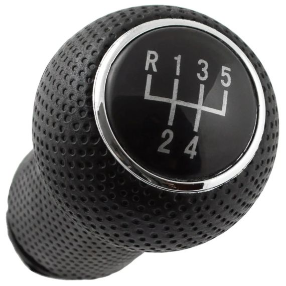 Volkswagen Golf IV (97-06) ручка КПП перемикання передач чорна 5 ступка отвір 12 мм, Гольф 4