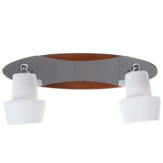 Светильник настенно-потолочный спот поворотный накладной классический HTL-123/2 CHR | Зображення 1