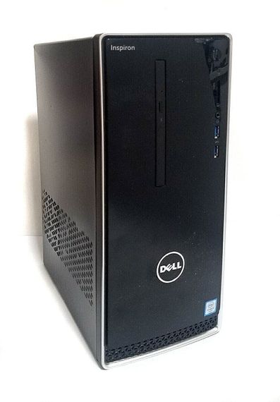 Ігровий ПК Dell Inspirion 3668 Tower / Intel Core i5-7400 (4 ядра по 3.0 - 3.5 GHz) / 16 GB DDR4 / 256 GB SSD / AMD Radeon Pro WX 5100, 8 GB GDDR5, 256-bit / Wi-Fi+Bluetooth / DVD / Win 10 Home Lic б/в | Зображення 1
