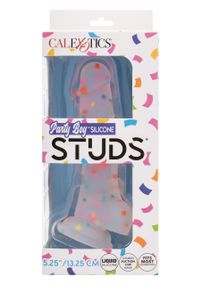 Фалоімітатор з рідкого силікону CalExotics Studs Dildo, різнокольоровий, 17,7 × 3,8 см Sex Aura