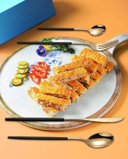 Набір столових приладів Kitchen Ware 24 шт. з нержавіючої сталі на 6 персон | Зображення 4