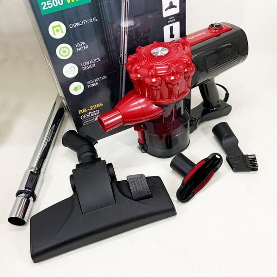 Легкий ручной пылесос для дома Rainberg RB-2265 2500 Вт, Многофункциональный вертикальный пылесос EQ-71 | Зображення 4