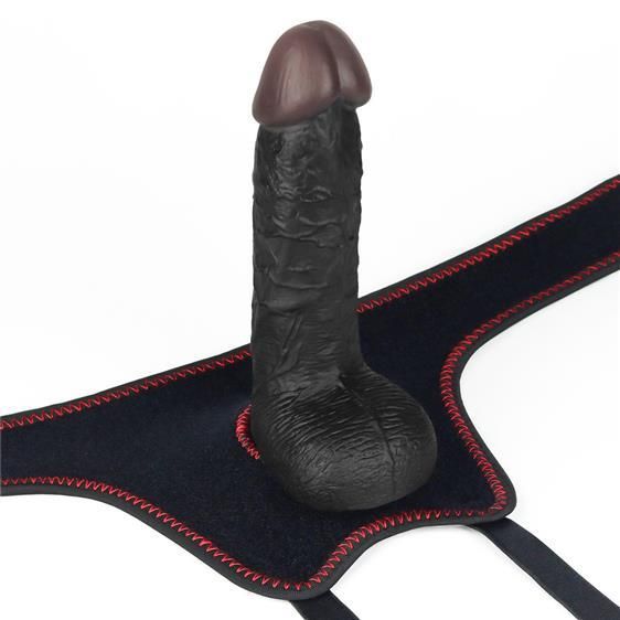 Страпон - Ingen Easy Strap-On Set 7" Black sexstyle | Зображення 3