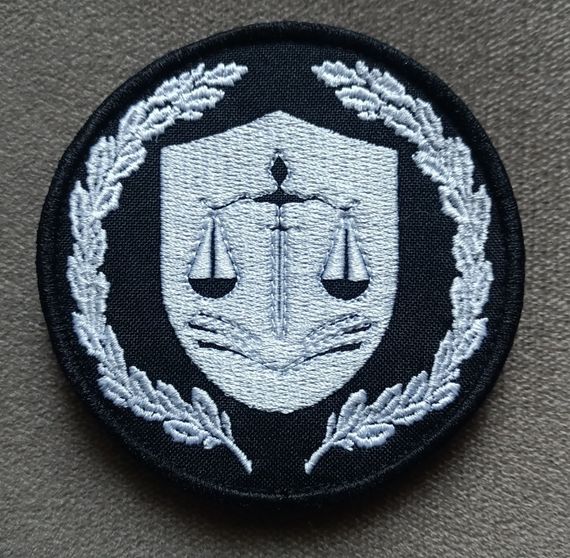 Шеврон Юрист (білий)