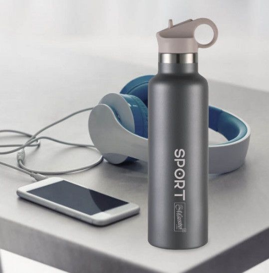 Термокухоль з нержавіючої сталі Maestro MR-1639-75 термос термопляшка Маестро 0.75 л Сірий | Зображення 1