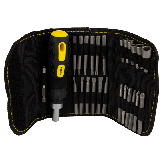 Викрутка Sigma + біти 18 шт + торцеві насадки 6 шт CrV 4002111 | Зображення 4