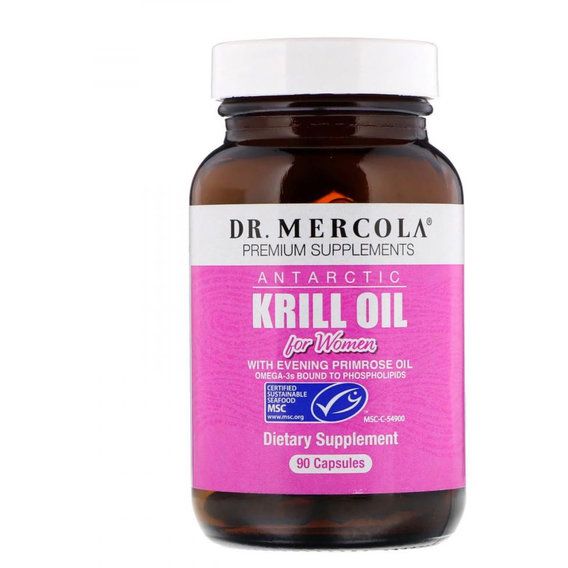 Олія криля Dr. Mercola Antarctic Krill Oil for Women 90 Caps