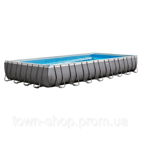 Бассейн каркасный "PREMIUM POOL" INTEX 26378 фильтр-насос, лестница, подстилка, тент