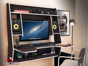 Стол геймерский навесной ZEUS IGROK-MAX венгебелый