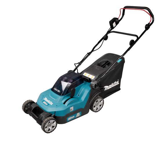 Газонокосарка акумуляторна Makita DLM382 BEO2 (38 см, 20-75 мм, 40 л, LXT) | Зображення 1