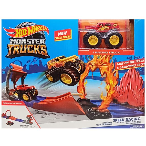 Игровой набор Автотрек "Monster Trucks" MS44(Red) 1 машинка в комплекте