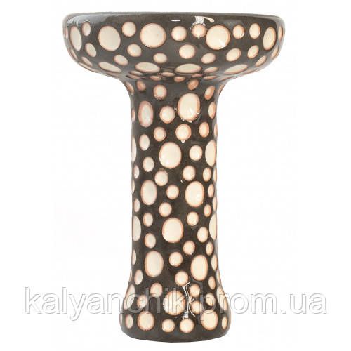 Чаша для кальяну ETNA Phunnel Dot Glaze Black