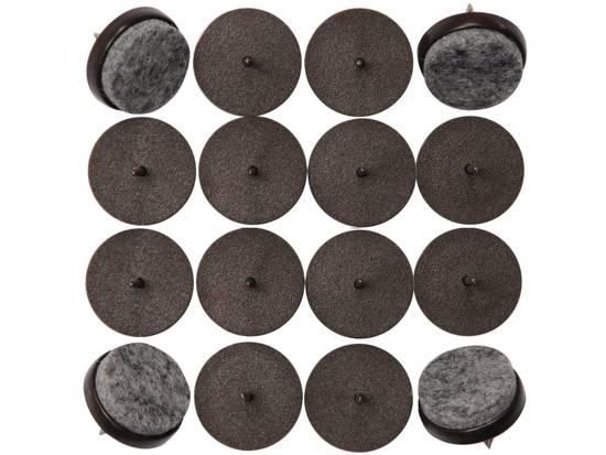 Прокладки пластикові фільцеві на цвях VOREL, 17мм, набір 16шт [16/288] VR-74920