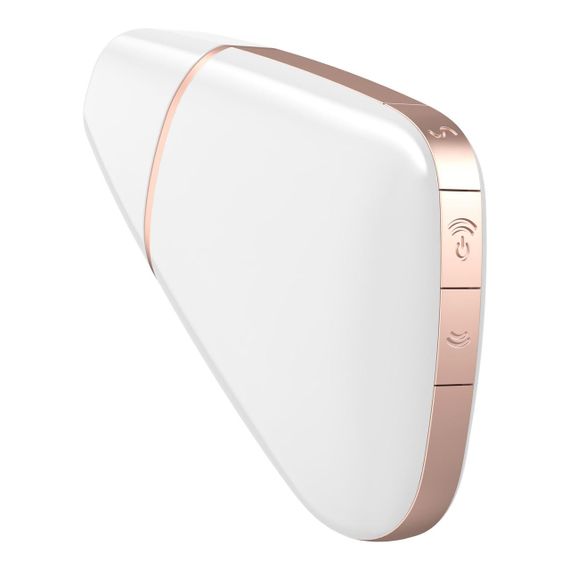 Вакуумний кліторальний стимулятор Satisfyer Love Triangle White з керуванням зі смартфона | Зображення 3