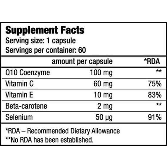 Коэнзим для спорта BioTechUSA H2O Q10 60 Caps | Зображення 1